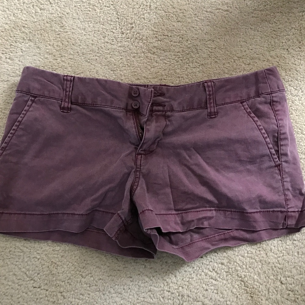 Purple shorts